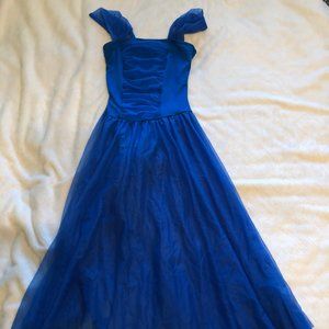 Royal Blue One-Piece Dance Costume